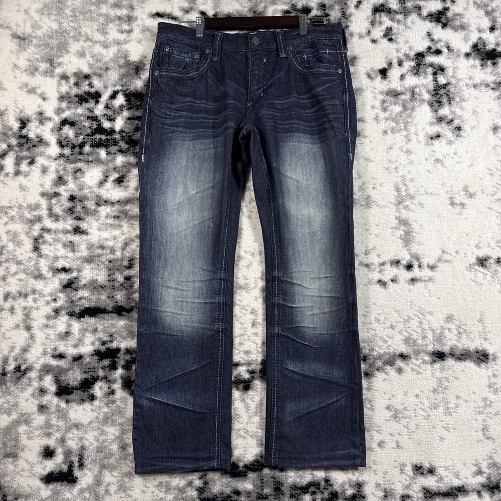Affliction Men's Skinny Jeans - Dark Blue